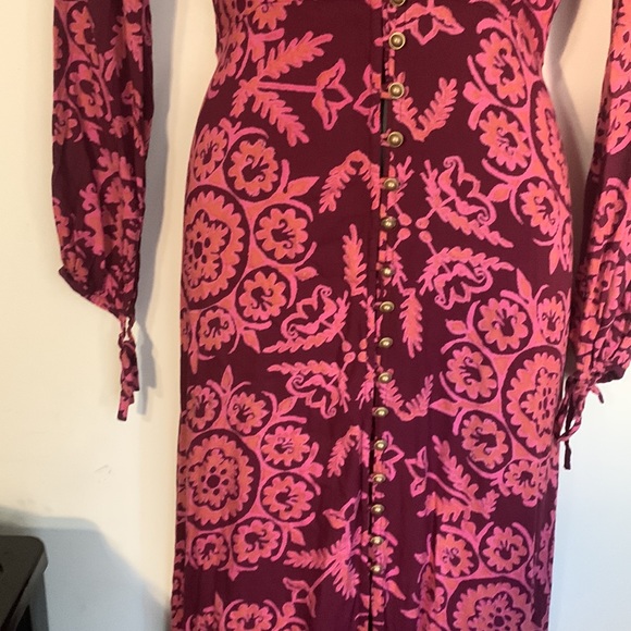 TIGERLILY Ognena Maxi Dress, in paisley stunning colour print ,RRP$249 - Picture 3 of 7